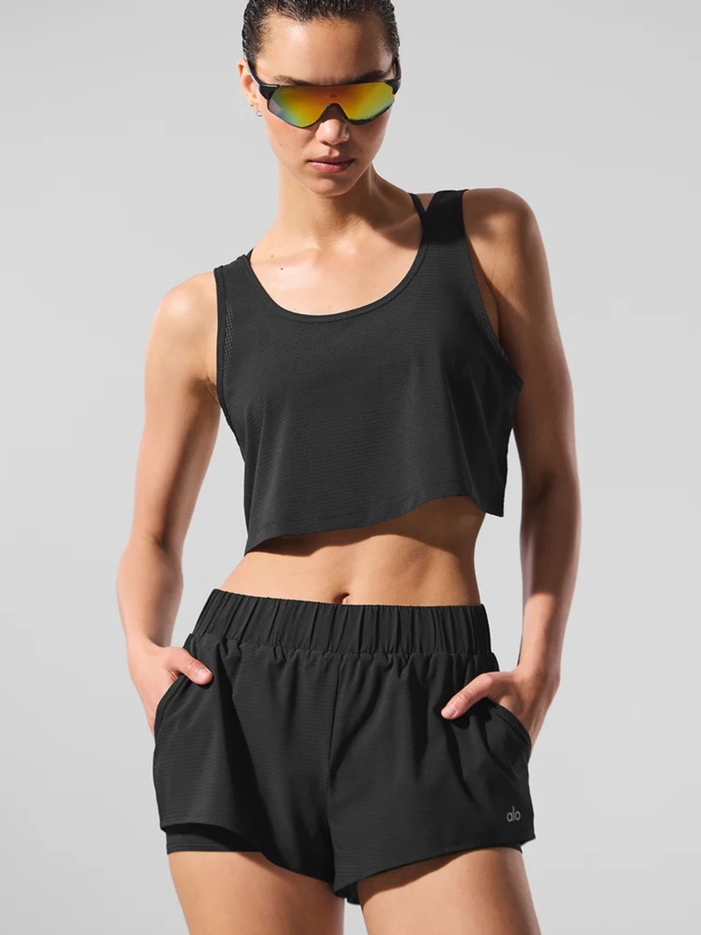 Alo Yoga Cropped Sport Star Tank, new with tags